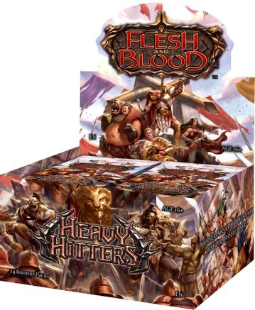 Flesh and Blood: Heavy Hitters Booster Display